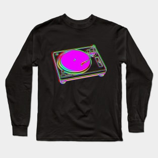Neon Turntable Long Sleeve T-Shirt